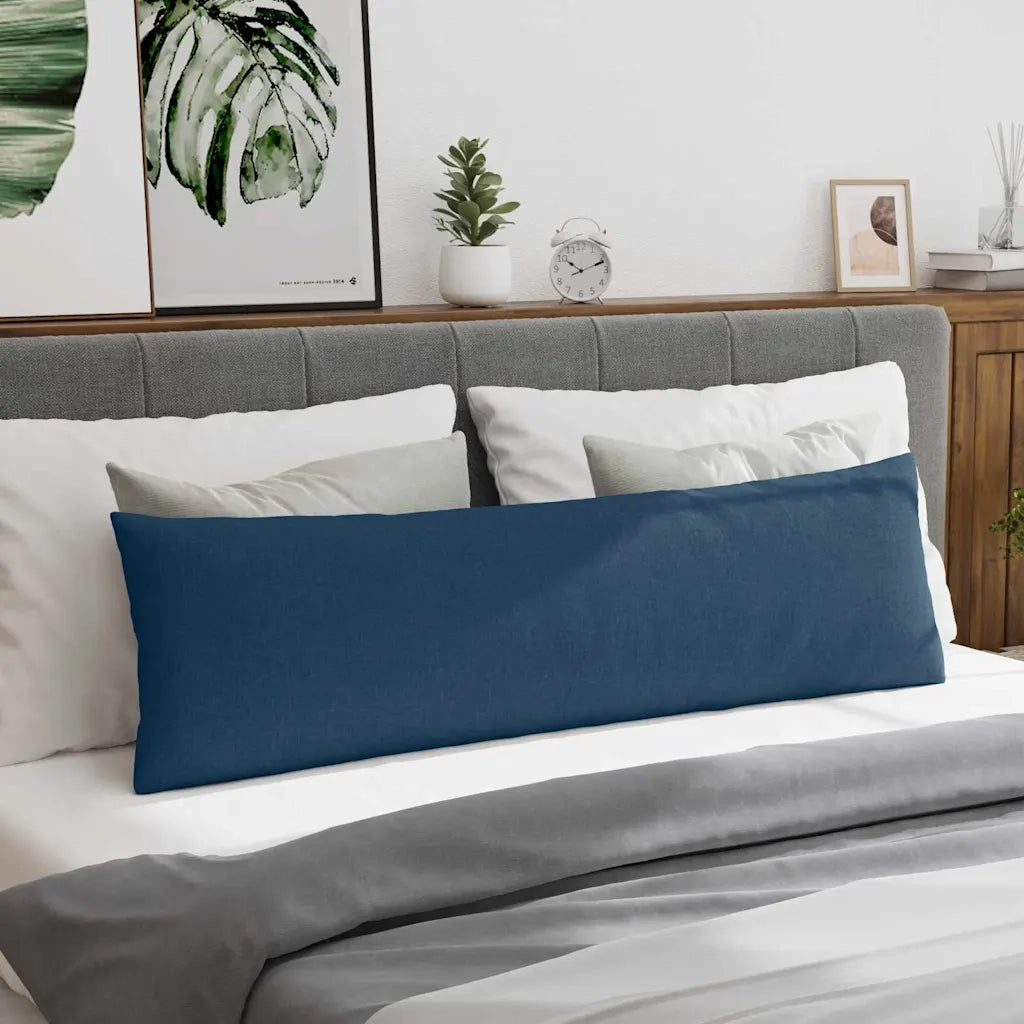 Cuscini da Divano 2 pcs Blu 145 x 40 cm Tessuto 42013833