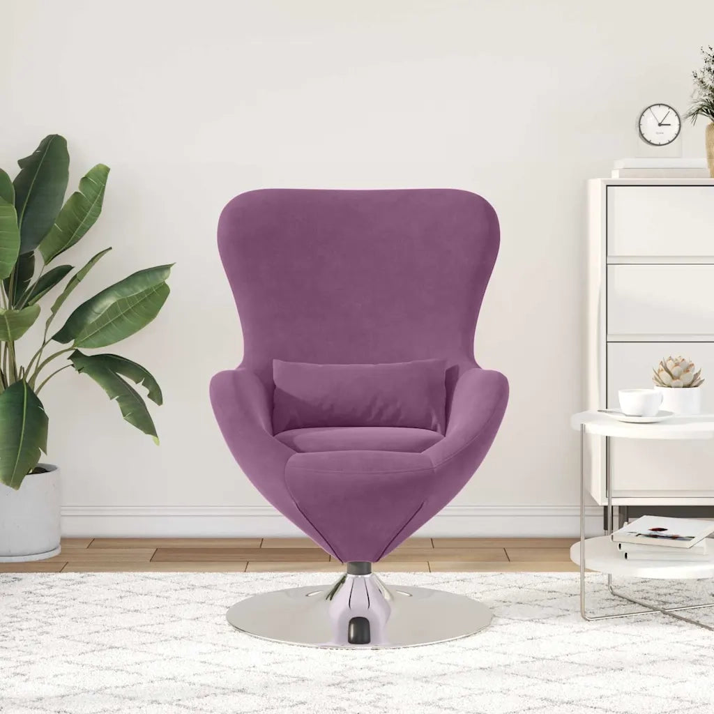 Poltrona uovo Viola Velluto 42002735
