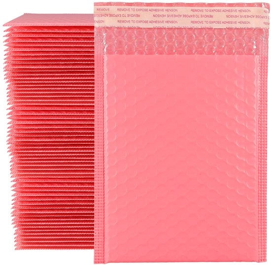 Pacchi di supporto aerei da 60 pezzi - colore rosa - impermeabili