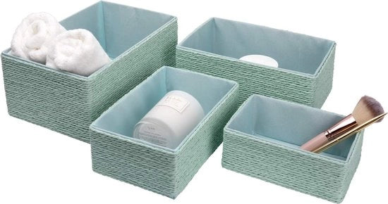 Set di 4 contenitori di archiviazione