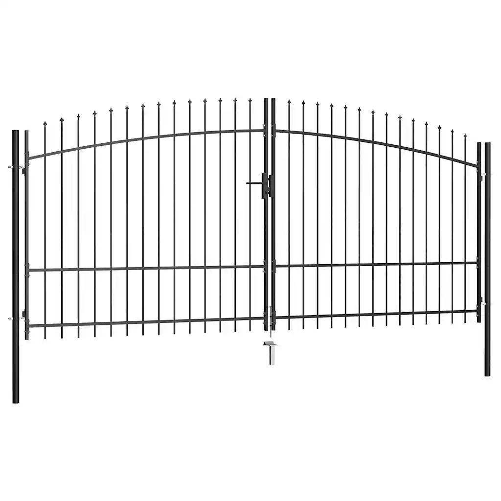 Cancello Doppio con Punte a Lancia 400x225 cm