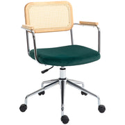 Sedia da ufficio ¨C Minimal ¨C verde, legno, metallo, 120 kg