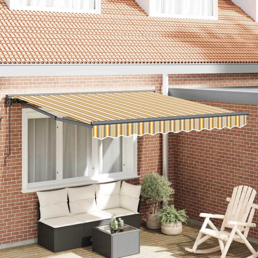 Struttura della tenda Giallo e Grigio 300 x 250 cm 3330032