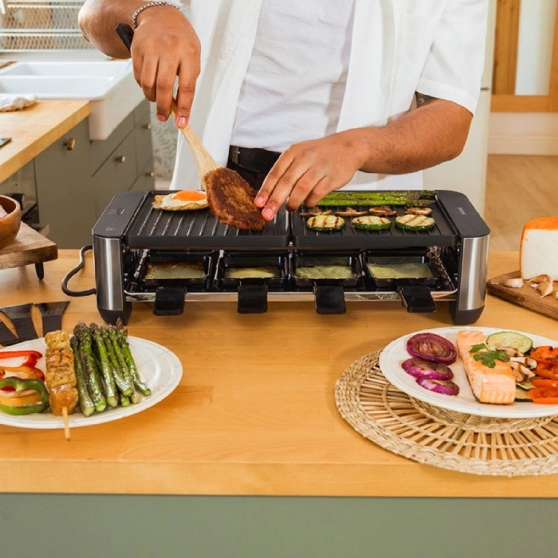 CECOTEC 03224 - Raclette Cheese&Grill 16000 Inox Black