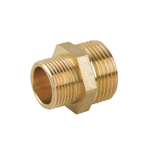 NIPPLE DOPPIO RIDOTTO MM IN OTTONE GIALLO- 11/4 x 2- CAVAL- pezzi 1