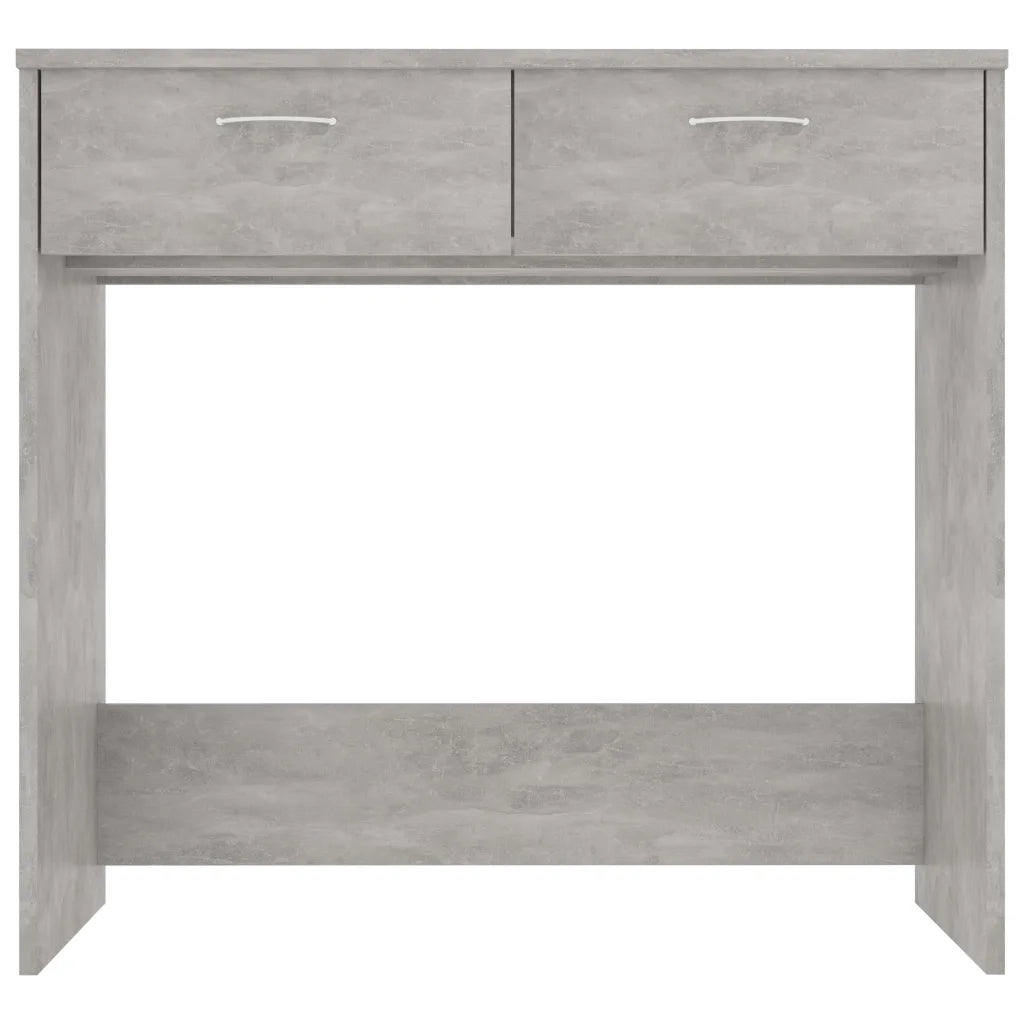 Scrivania Grigio Cemento 80x40x75 cm in Legno Multistratocod mxl 103234