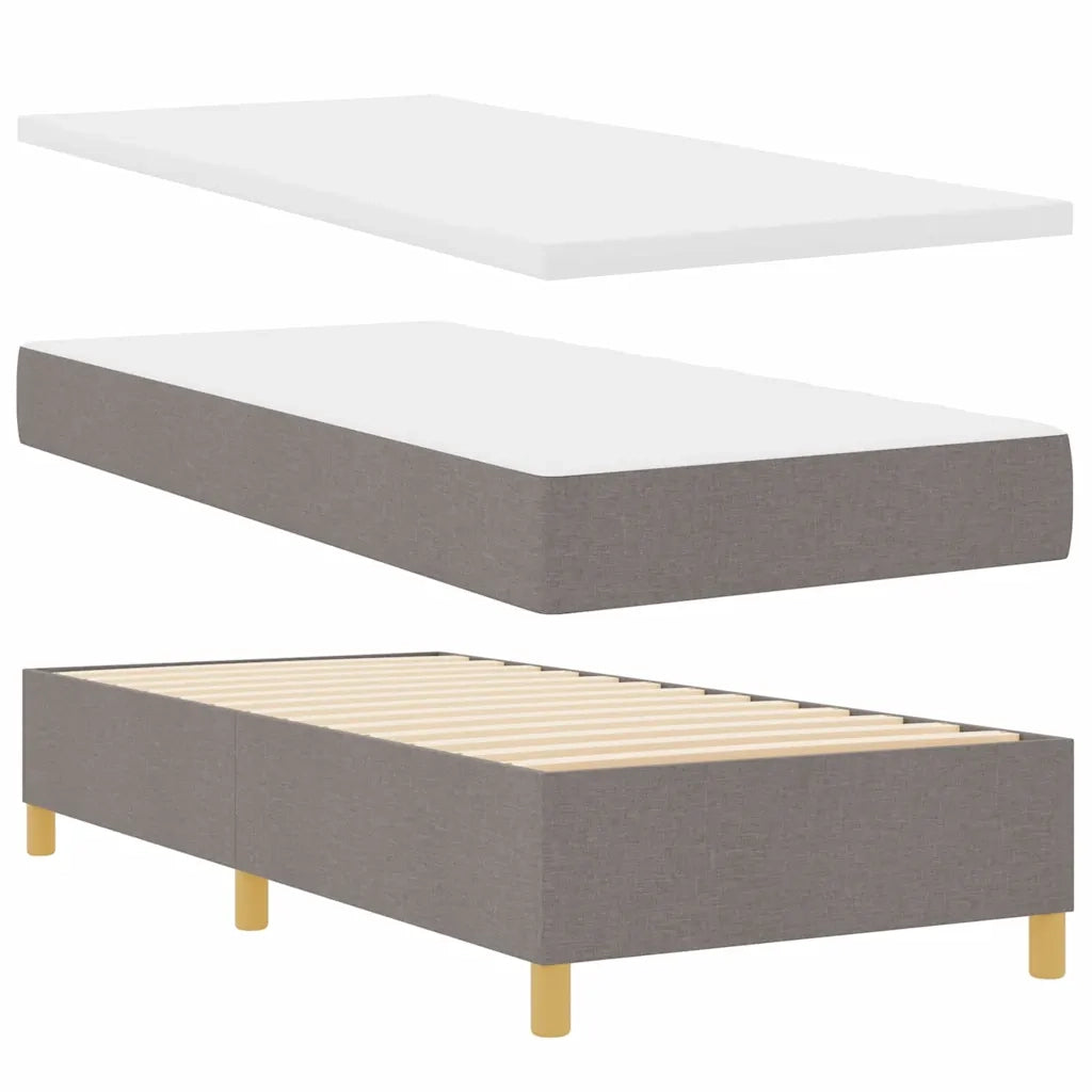 Letto a Sorgente LED con materasso Talpa 100 x 200 cm Tessuto 3343079