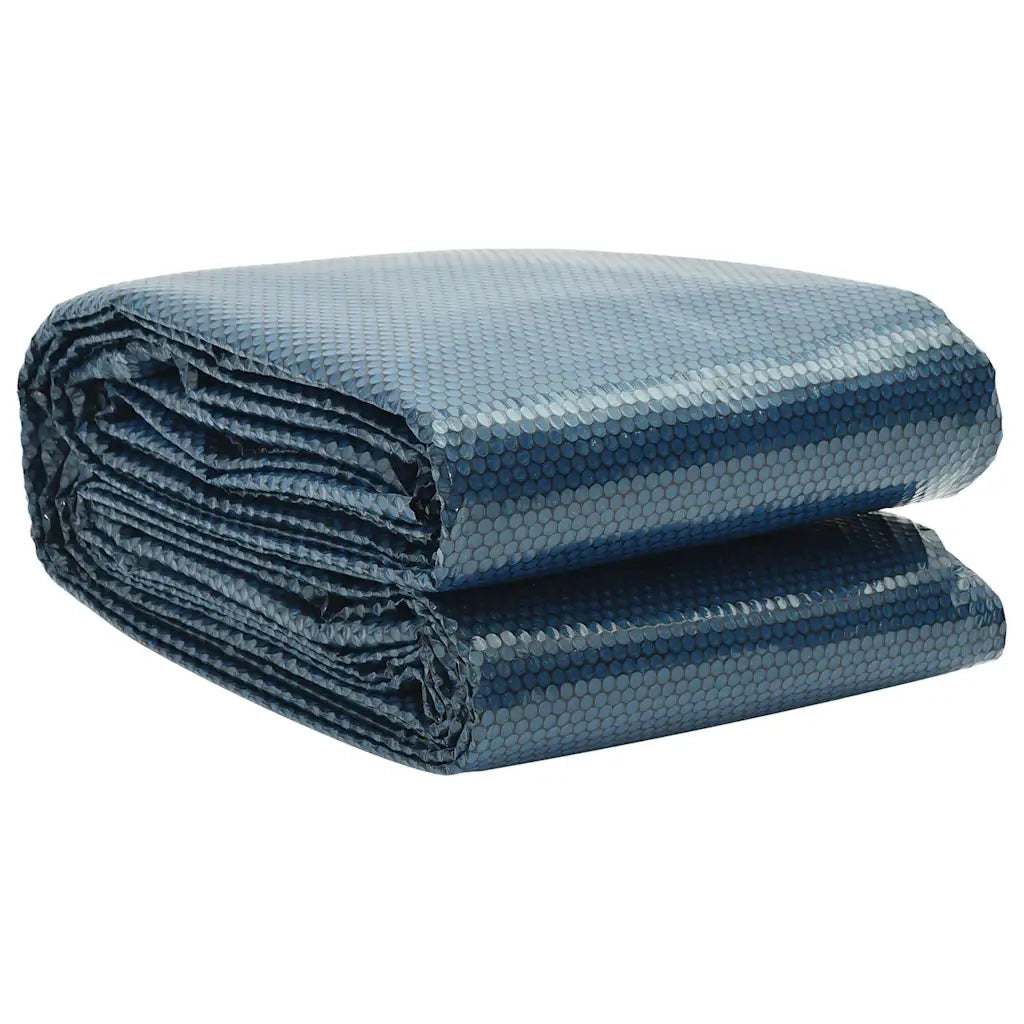 Pellicola Galleggiante Solare PE Piscina 500x300 cm Nero e Blu cod mxl 54625