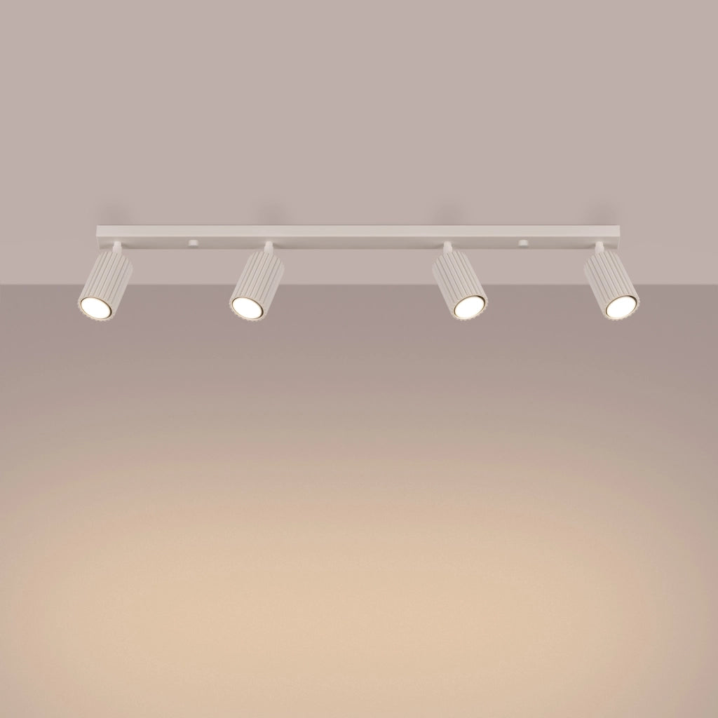 Lampada da soffitto KARBON 4L beige