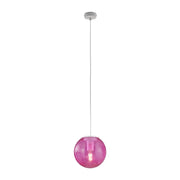 Sospensione Andromeda 1 Luce Rosa E Bianco Luceart Design