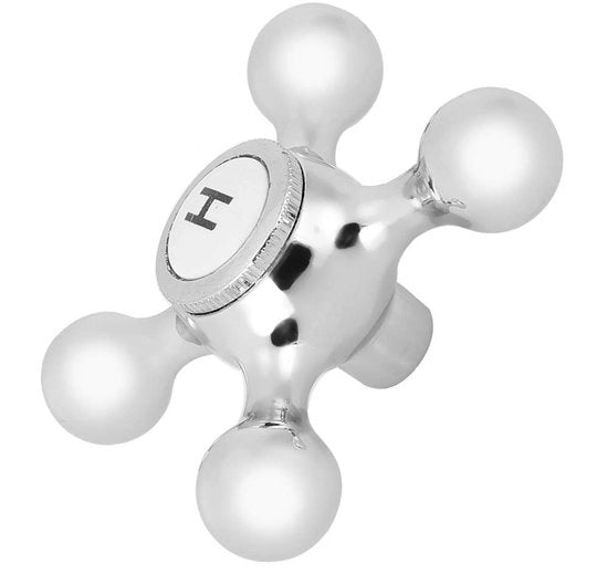 Cranio Ergonomico per la Stanza da Bagno - Coperchio - Acciaio Inox Rivestito - Sostenibile - Adatto per la Stanza da Bagno/Bagno - Peso 82g - Maniglia del Rubinetto