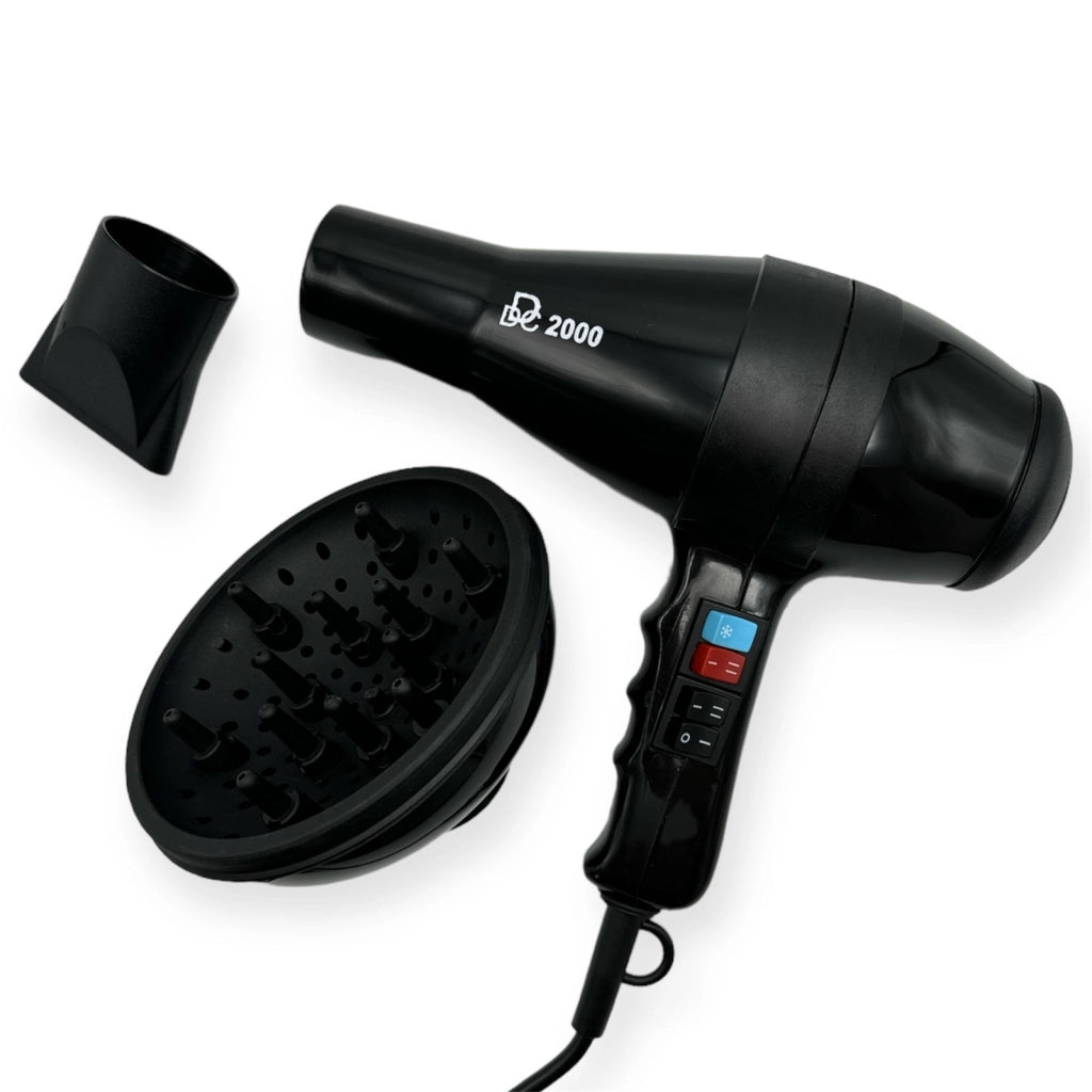 Asciugacapelli Phon Professionale con Diffusore 4 Puls 1700 Watt