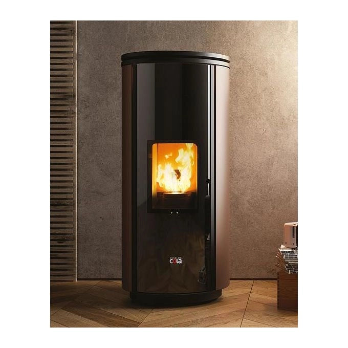 Cola Elegant Ermetica stufa Libera installazione Pellet Marrone
