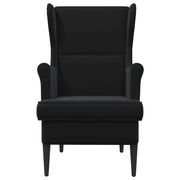 Poltrona | Sedia Relax Nero Velluto
