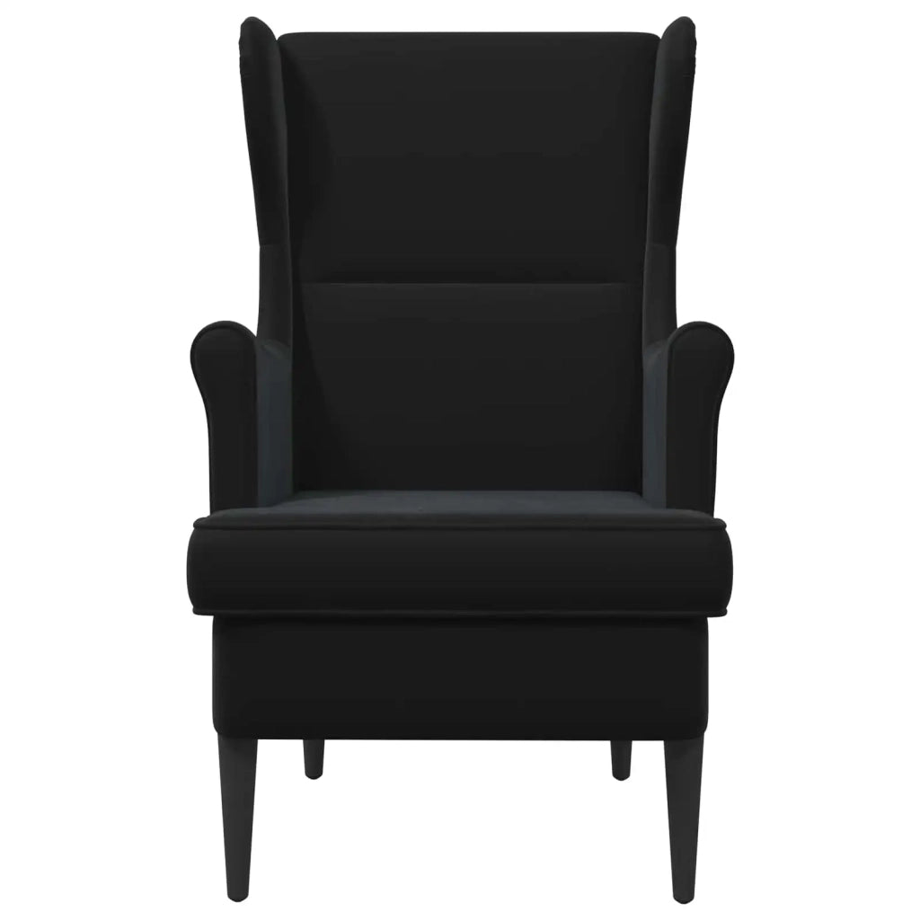 Poltrona | Sedia Relax Nero Velluto
