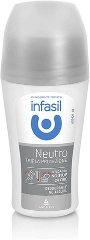 INFASIL DEODORANTE ROLL-ON DA 50 ML CON TRIPLA PROTEZIONE
