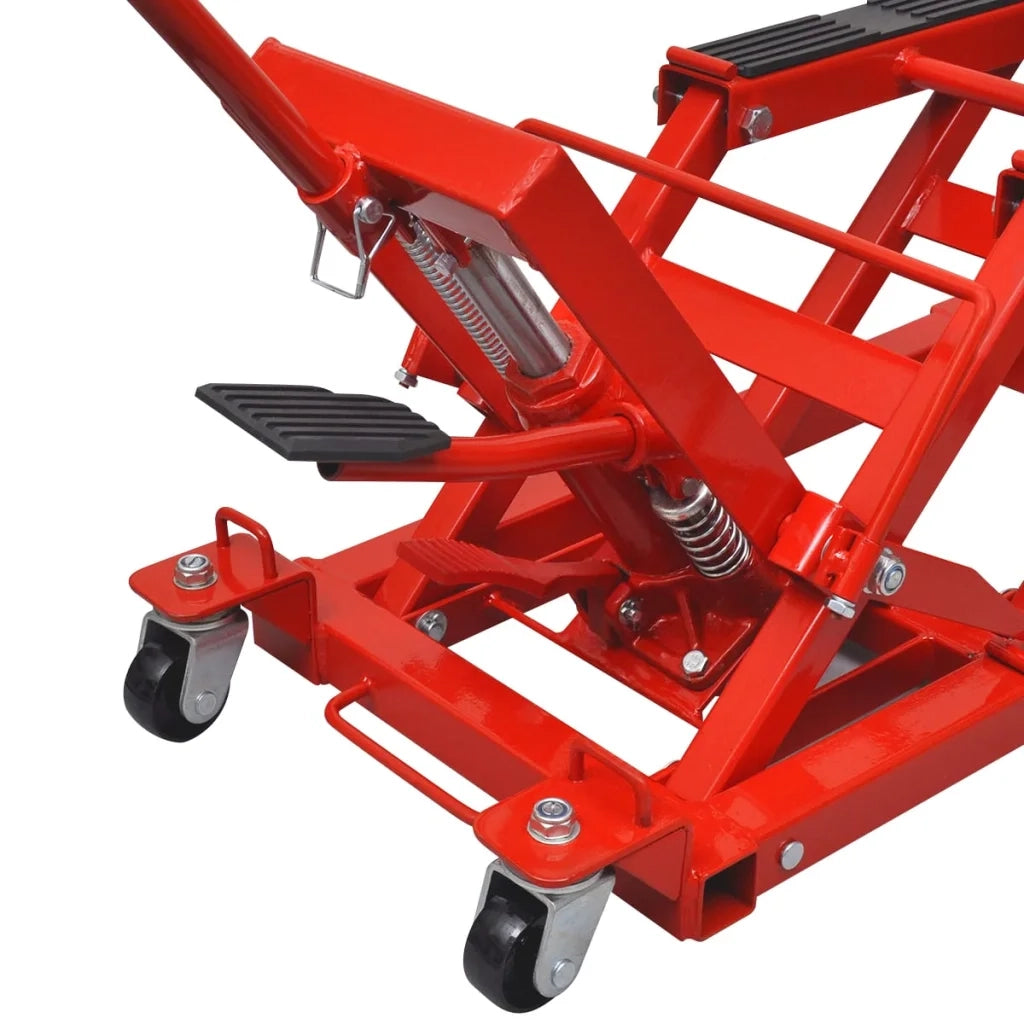 Martinetto Idraulico per Motociclette/ATV 680 kg Rosso 210321