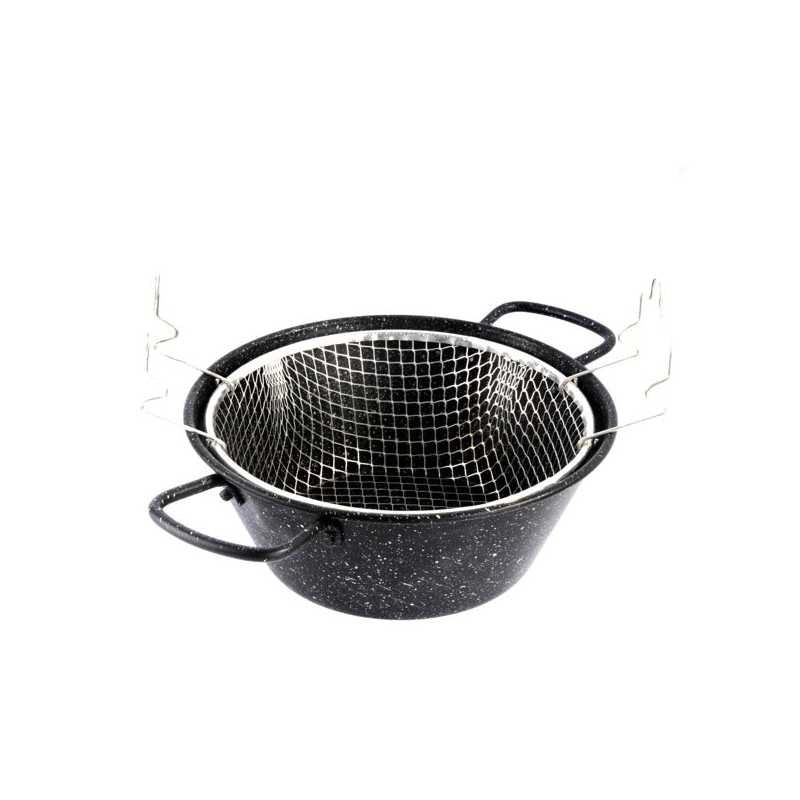 Friggitrice Acciaio con Cestello Q-Flex cm 26 Lar