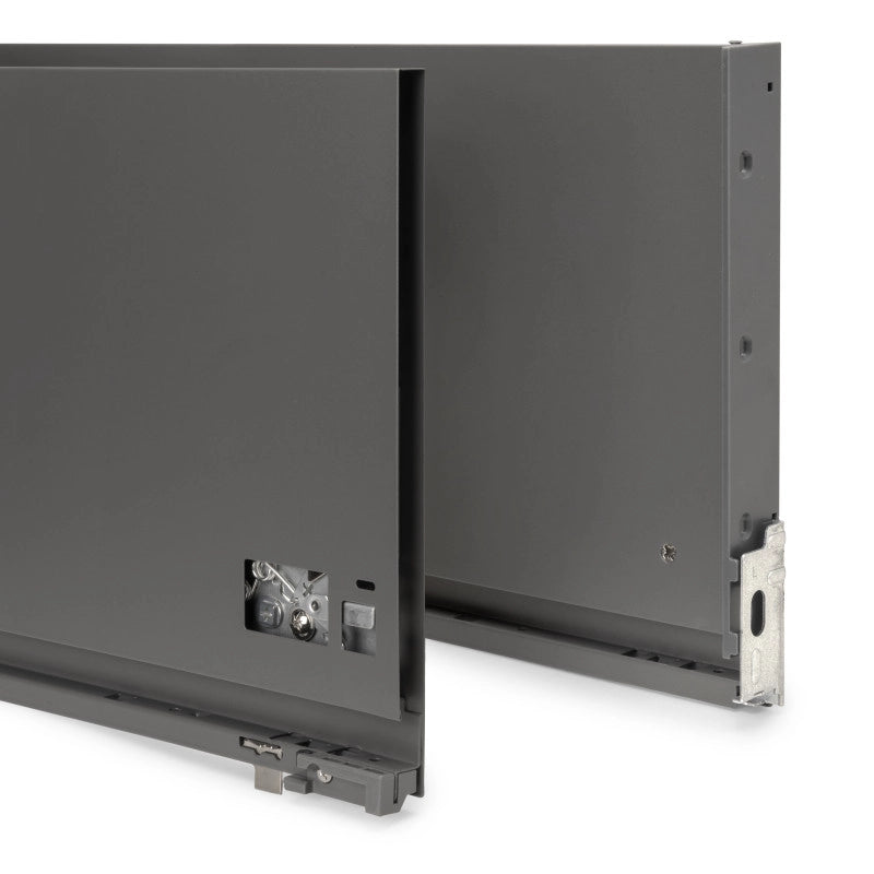 Cassetto esterno Vertex 60kg, altezza 242 mm, profondità 500 mm, Acciaio, Verniciato bianco