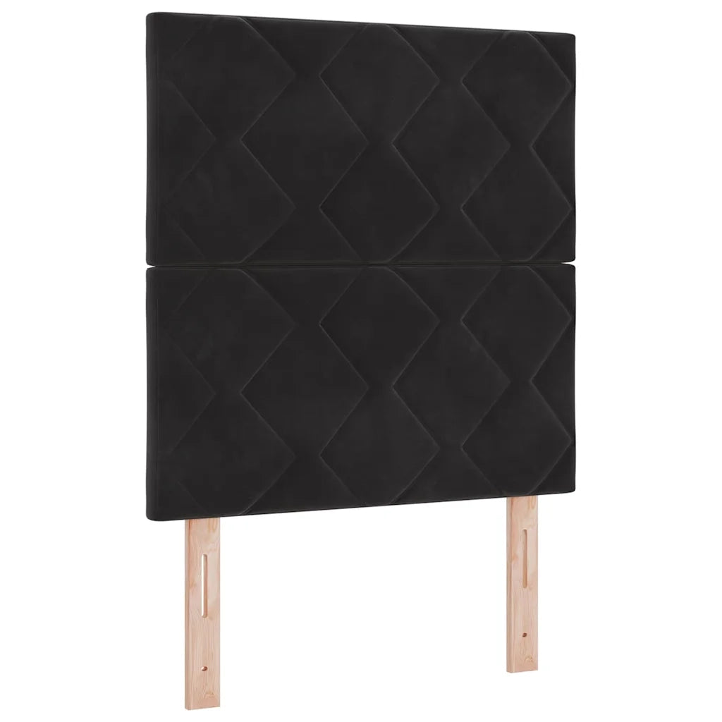 Testiera LED con testiera Nero 80 cm Pelle Sintetica 3338484