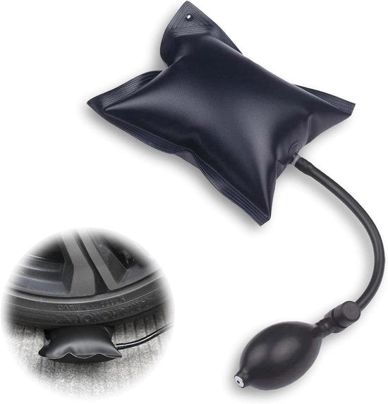 Supporto di montaggio cuscino di sollevamento aereopendente per installazione di finestre e porte fino a 200 kg - nero