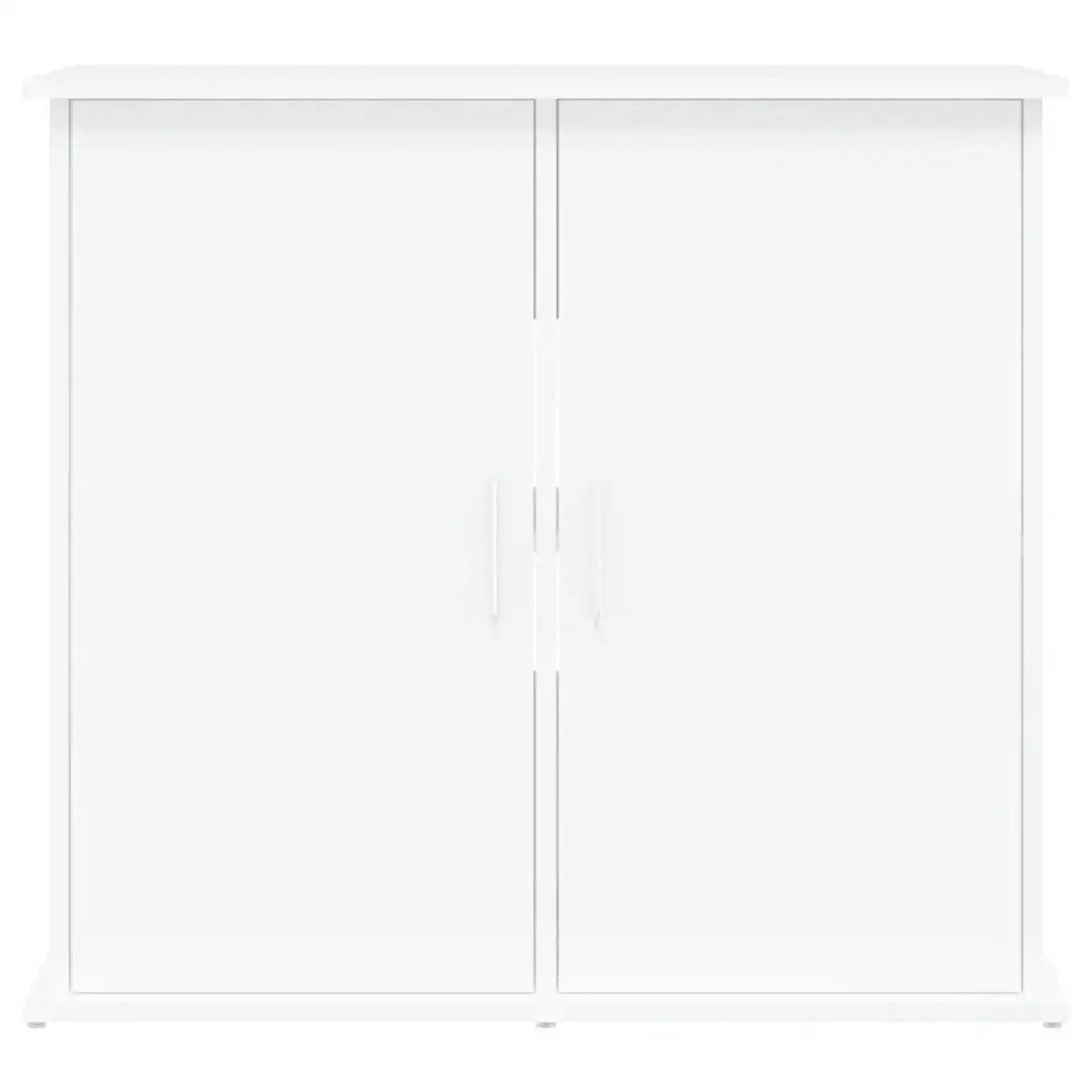 Supporto per Acquario Bianco 81x36x73 cm in Legno Multistrato