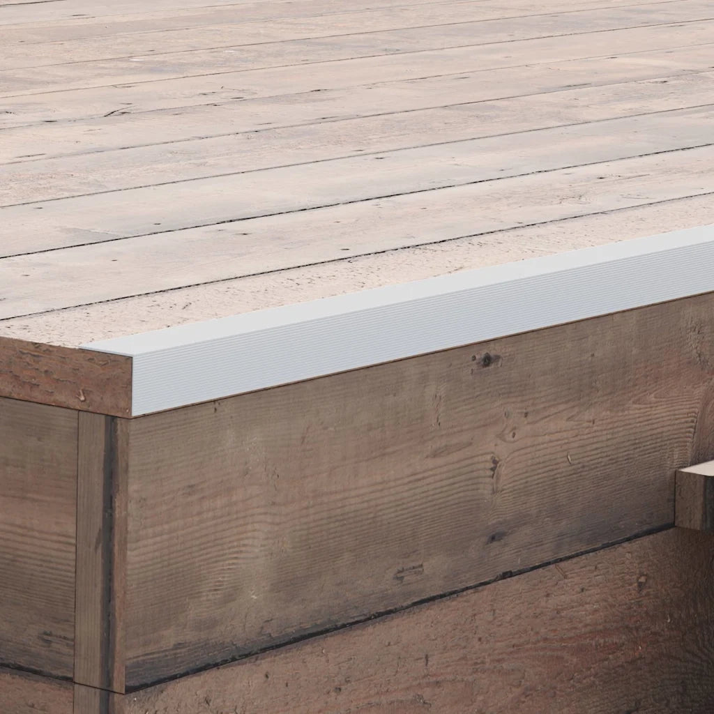 Profili Angolari per Decking in Alluminio 170 cm Argento CFW7002546