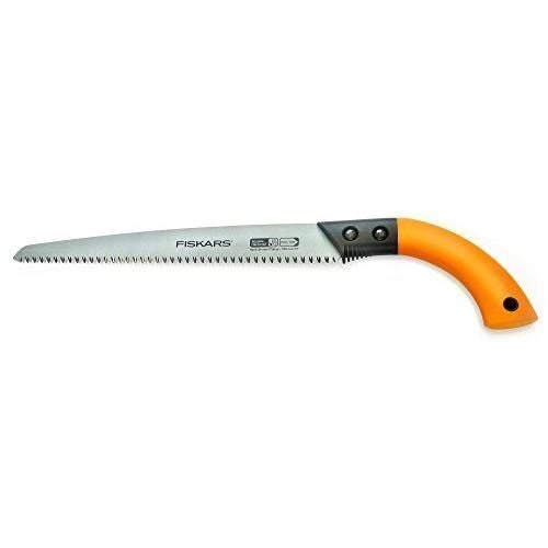 Fiskars 1001620 SW84 Seghetto a Lama Fissa 33 cm capacita' taglio 150 mm impugnatura SoftGrip con fodero colore Nero