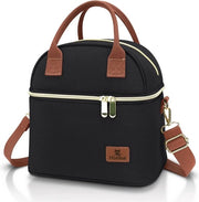 Borsa isolata per pranzo – Borsa pranzo compatta e isolata – Borsa pranzo portatile per lavoro e scuola