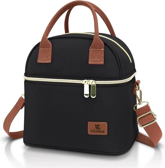 Borsa isolata per pranzo – Borsa pranzo compatta e isolata – Borsa pranzo portatile per lavoro e scuola