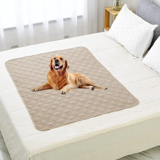 Coperta Acquatica per Cani di Tutto Dimensione - Khaki 150 x 130 cm