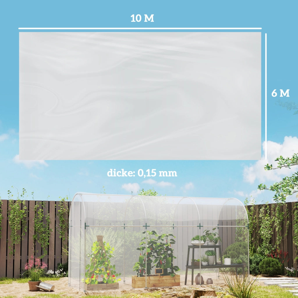 Telo per serra in plastica ¨C Minimal ¨C 6x10 m, UV resistente, impermeabile