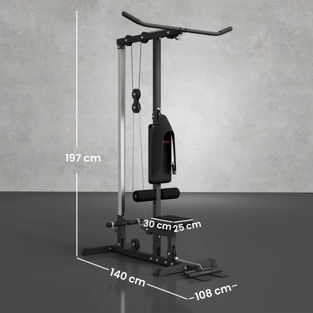 Macchina per Lat Pulldown ¨C Minimal ¨C Nero