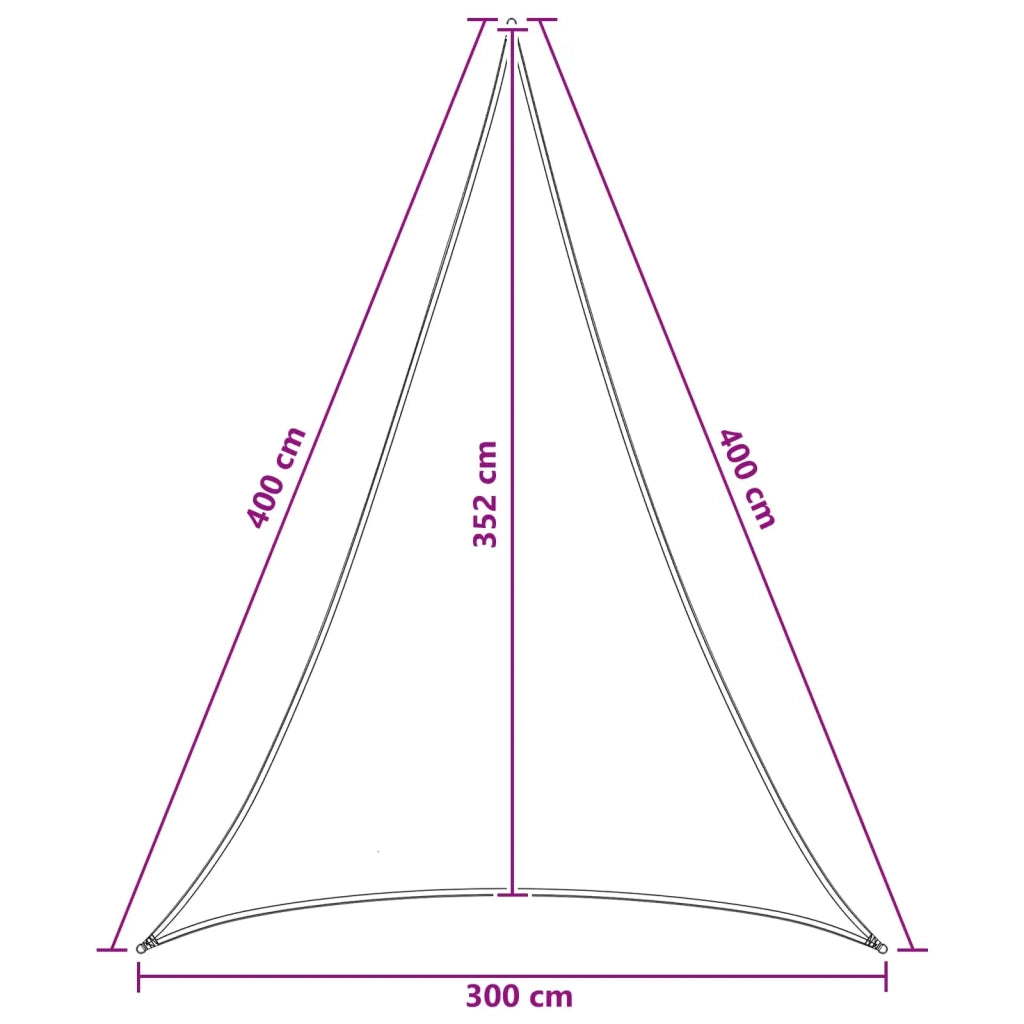 Telo Ombra 3 x 4 x 4 m HDPE 42032789