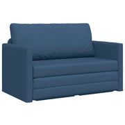 Divano letto | Sof¨¤ letto | Letto singolo 110cm Blu Tessuto
