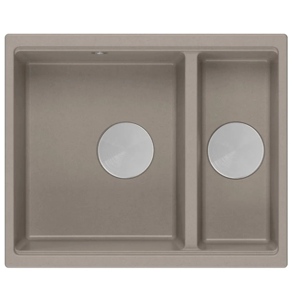Lavello In Granito Logan 150 Beige Tappo oro