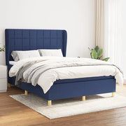 Giroletto a Molle con Materasso Blu 140x190 cm in Tessuto 3128523