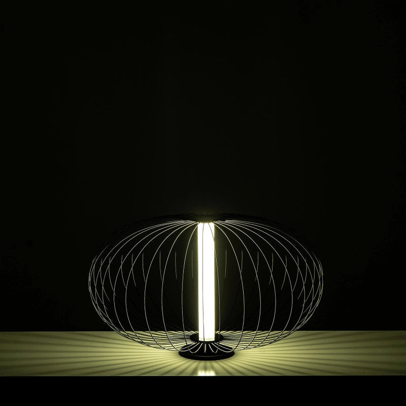 Lampada da tavolo LED Mizar 50cm X 50cm H 29cm Stones