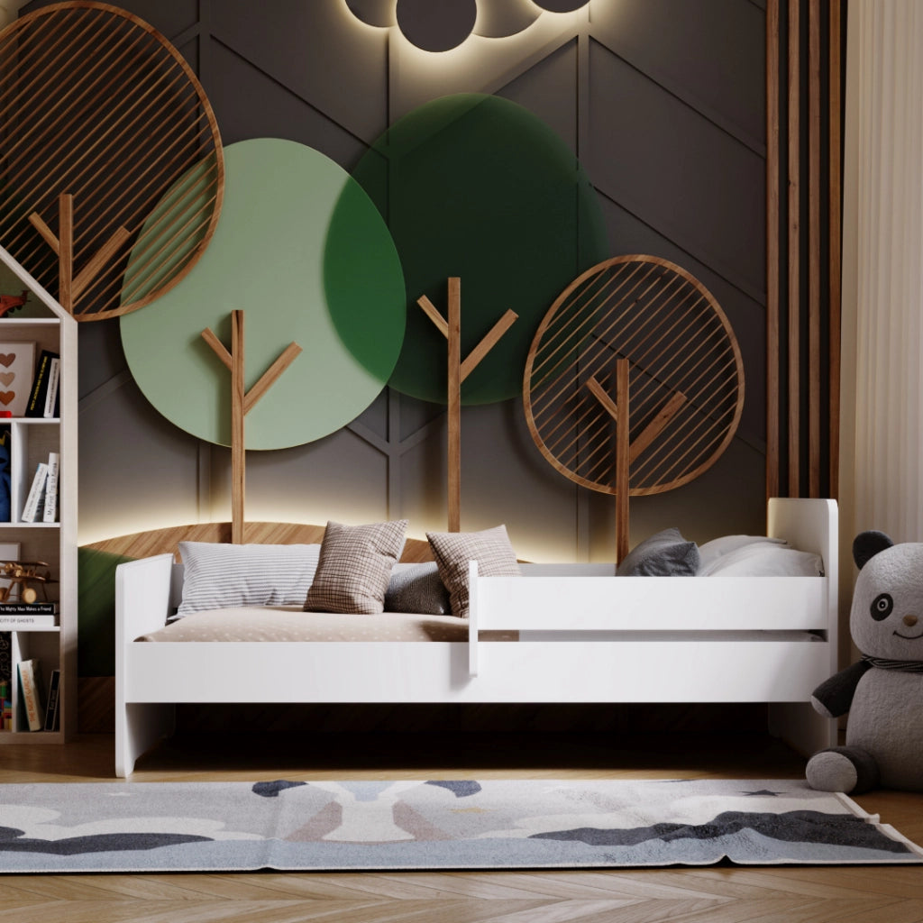 Letto singolo Max 160x80 con sponde e materasso