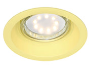 Faretto da soffitto Candellux SA-12 GU10 giallo alluminio