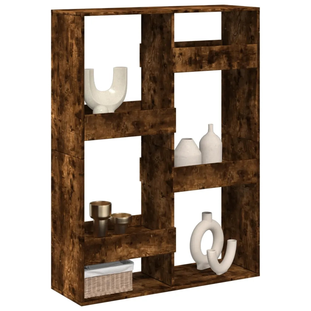 Divisorio Rovere Fumo 100x33x135 cm in Truciolato