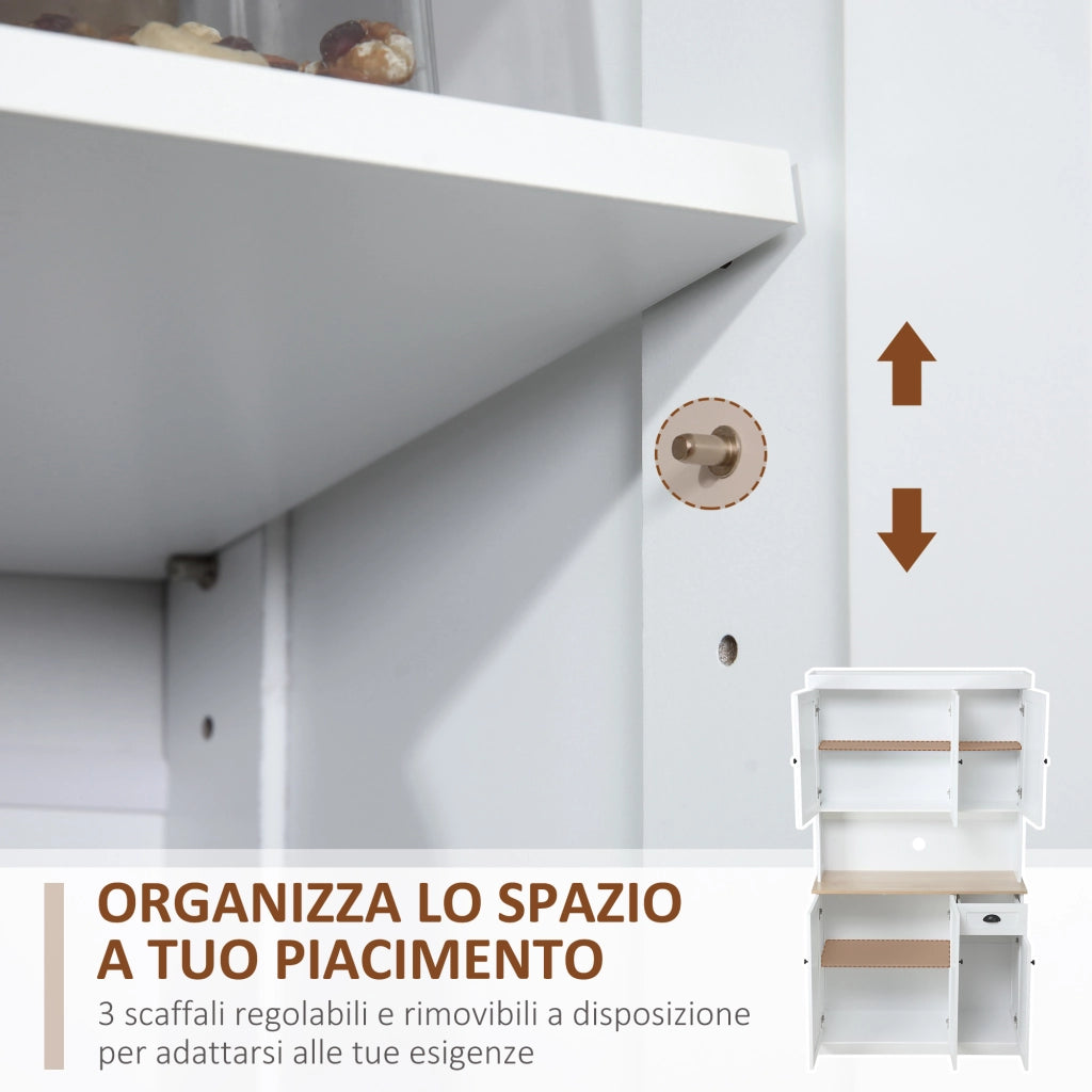 Armadio Cucina ¨C Minimal ¨C Bianco 101x39x180