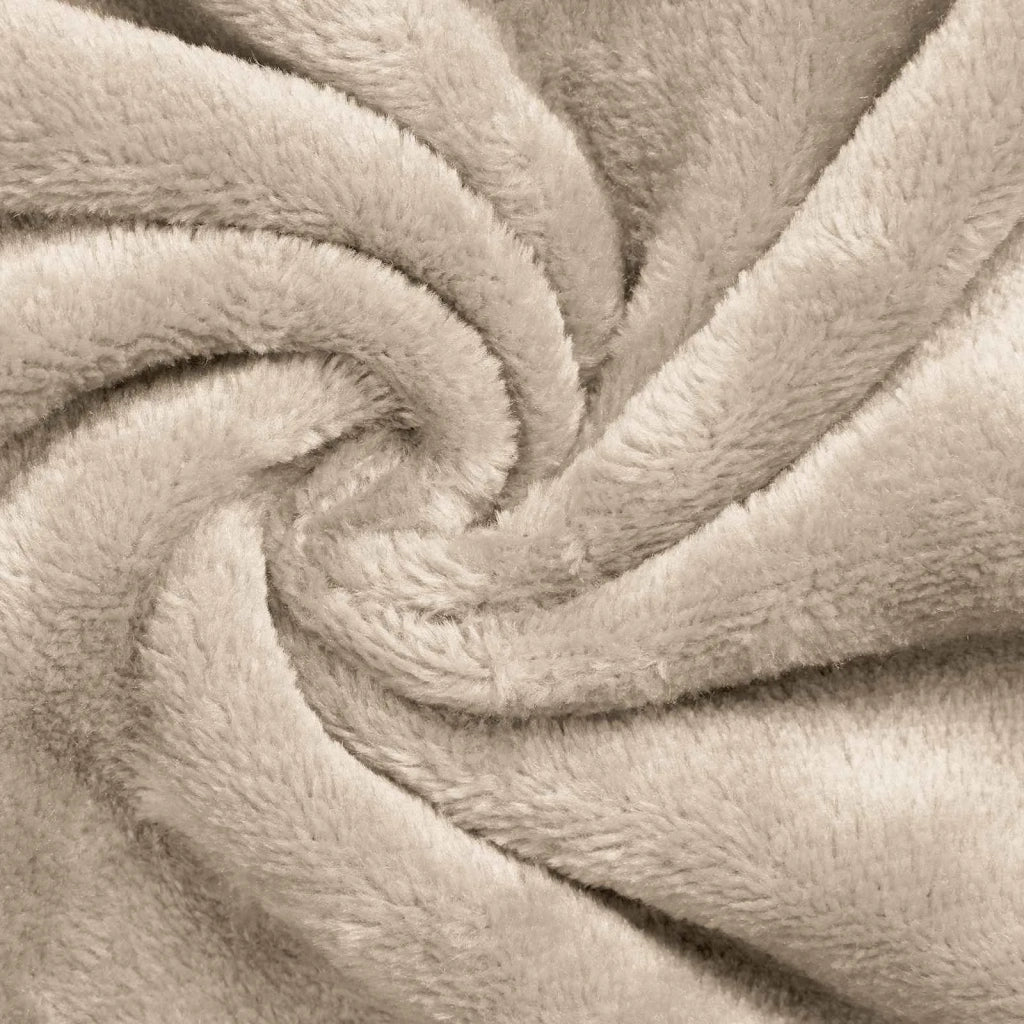 Felpa coperta Beige L Pile e Flanella 42017184