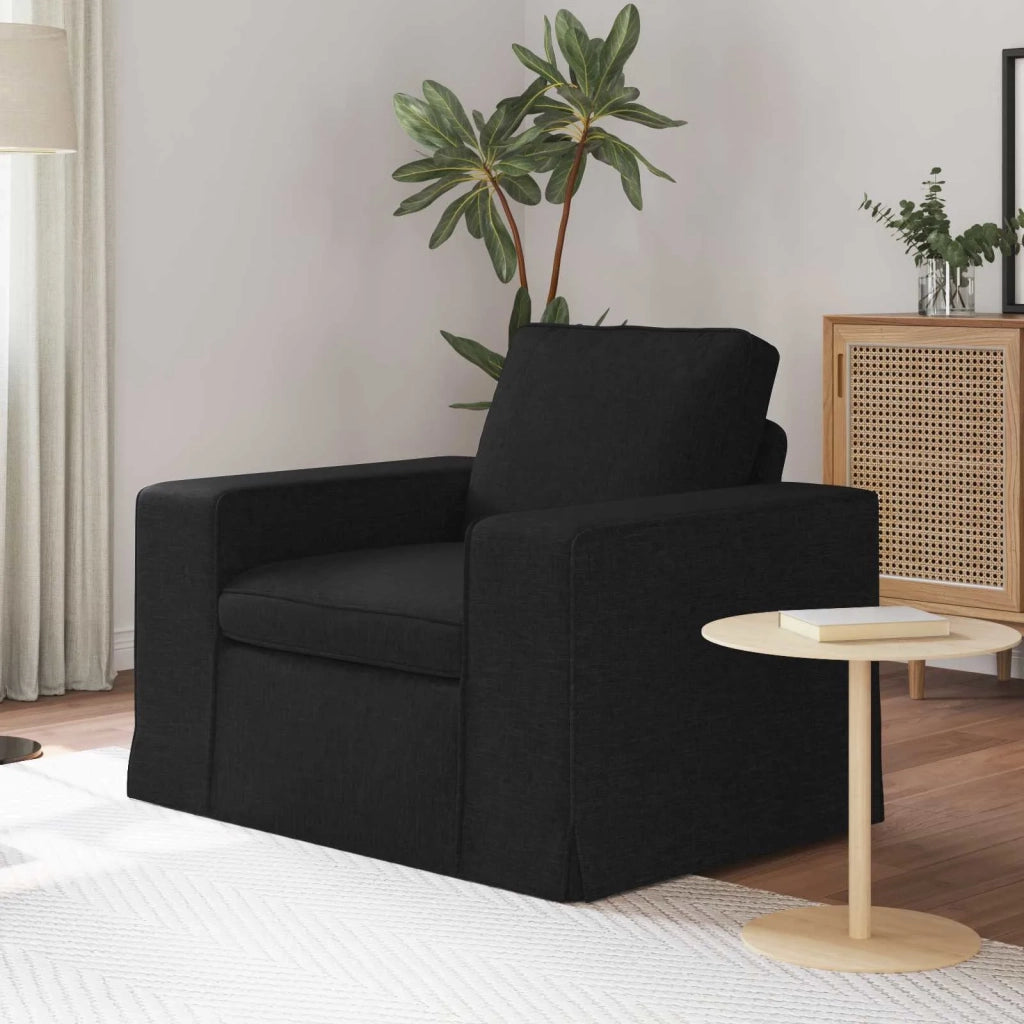 Divano Nero 103 x 80 x 82 cm Tessuto 42024378