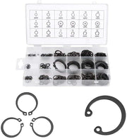 Anelli elastici C-Clips 300 Pezzi Rondelle tipo C interno ed esterno