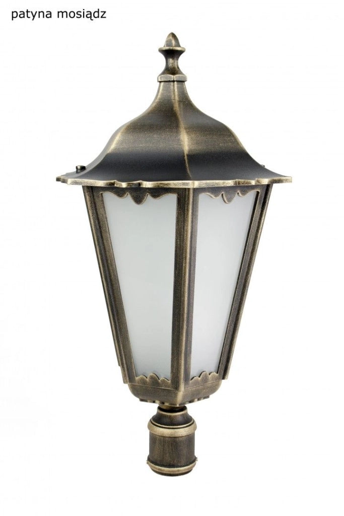 Lampada da giardino a colonna SU-MA Retro nera 120cm E27 IP43