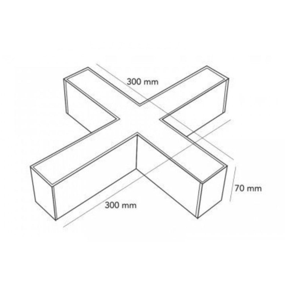 Trade Shop - Lampada Di Raccordo Connettore A X Per Lampadario 20w Luce Selezionabile Cct Ll57-x-b3c -