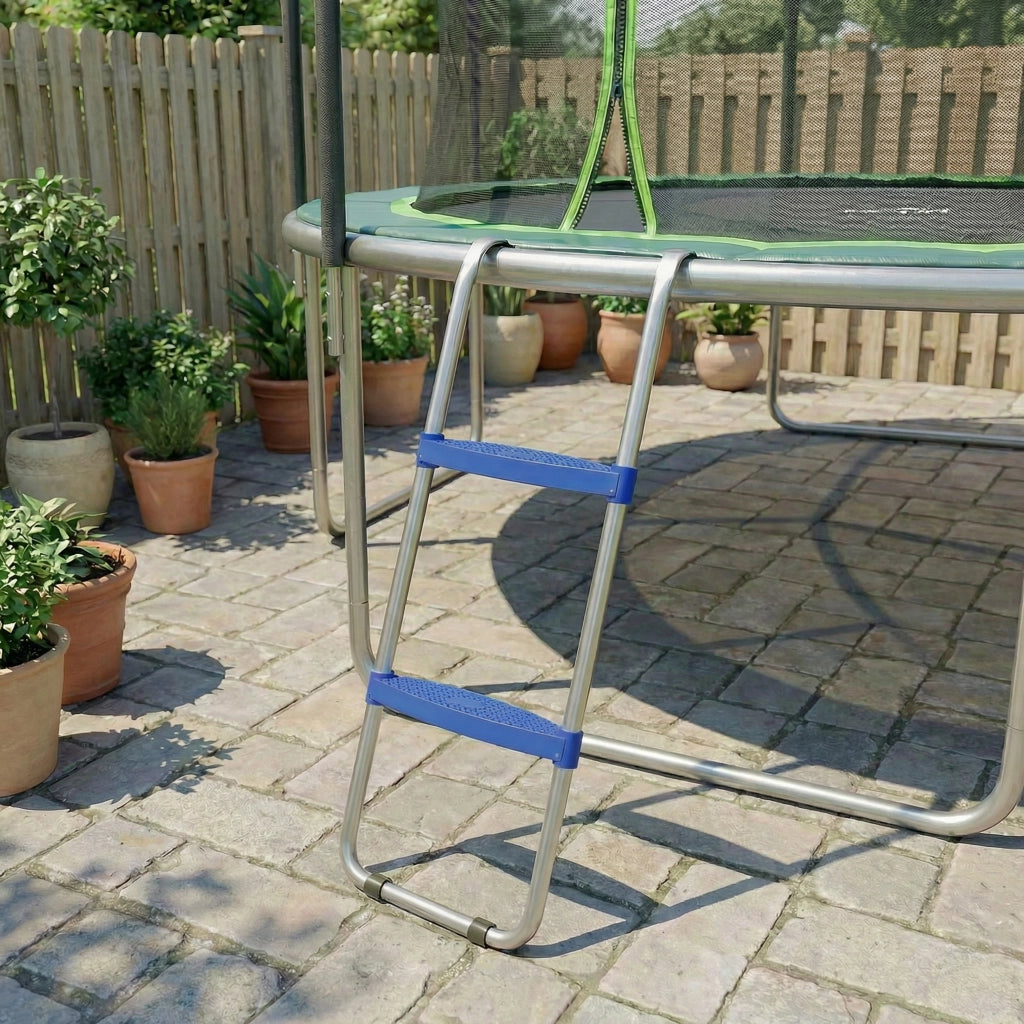 Scala per Trampolino 2 Gradini ¨C Minimal ¨C Blu 32x63 cm