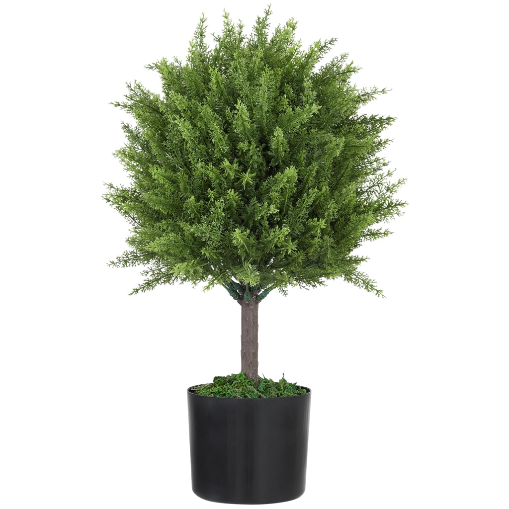Albero Finto Cedro con Vaso ¨C Minimal ¨C Verde 55 cm