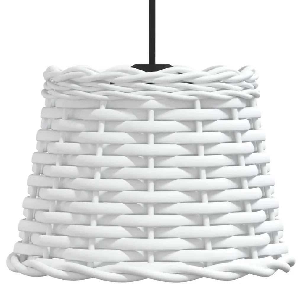 Paralume da Soffitto Bianco Ø20x15 cm in Vimini 364365